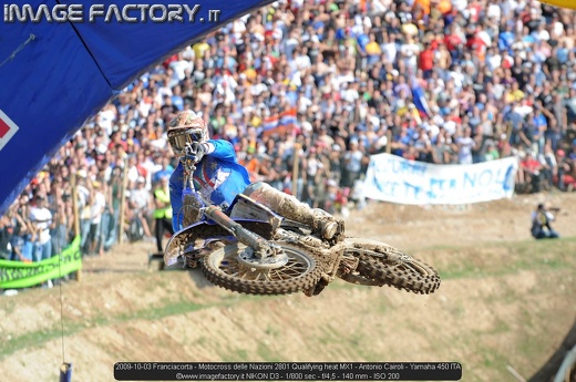 2009-10-03 Franciacorta - Motocross delle Nazioni 2801 Qualifying heat MX1 - Antonio Cairoli - Yamaha 450 ITA
